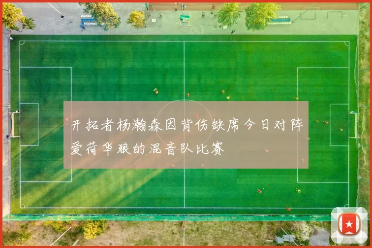 开拓者杨瀚森因背伤缺席今日对阵爱荷华狼的混音队比赛